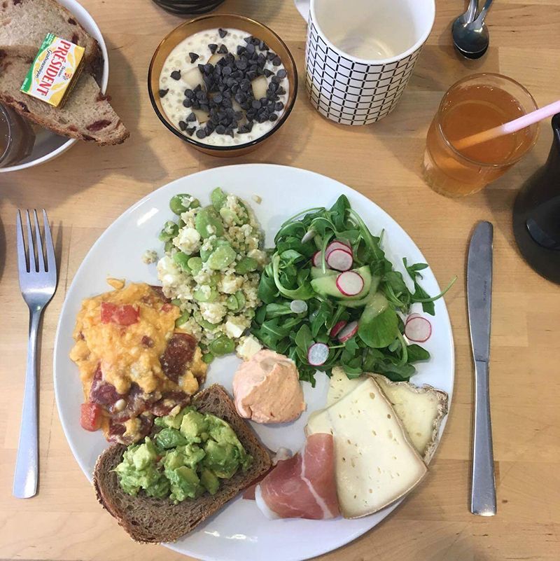 Assiette salée brunch Café Albertine Rennes